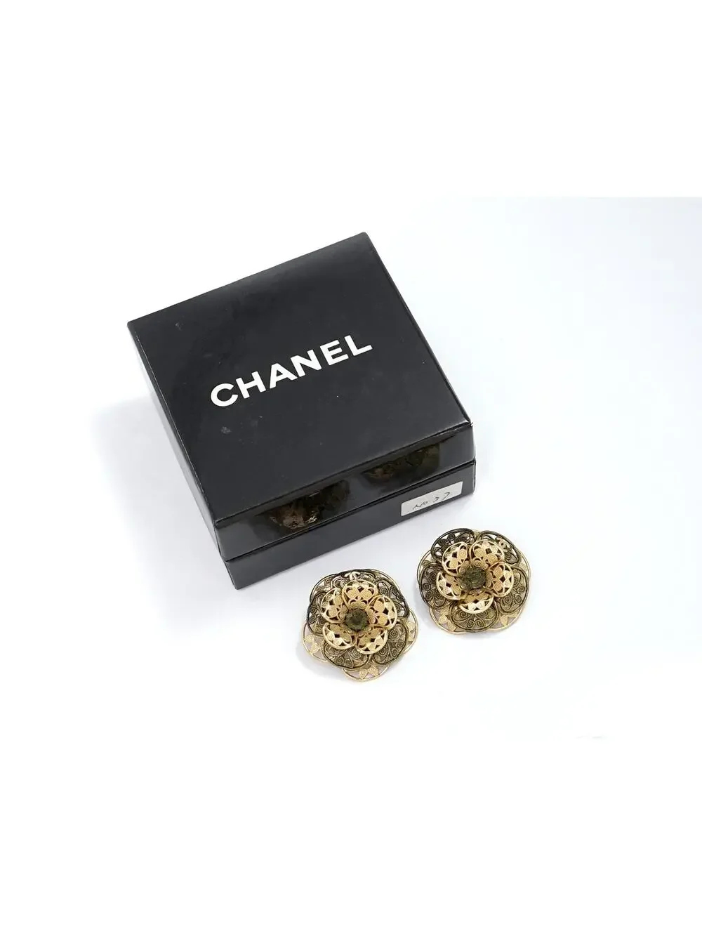 Chanel Cc Logo Green Gripoix Filigree #361422C52B